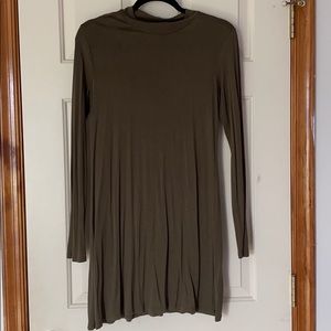 Mock Neck Dress